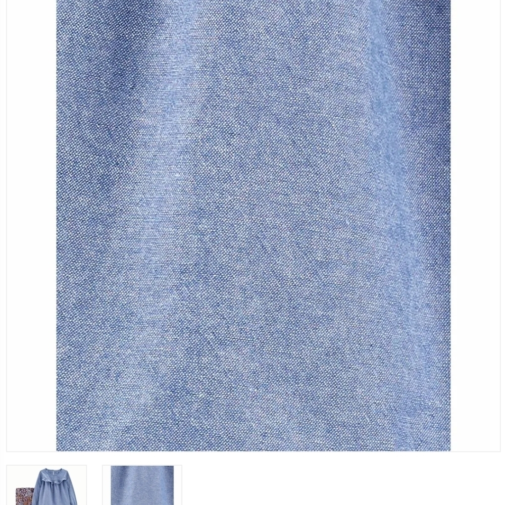 NWT Carter's 2 Pc Chambray Smock Top with Flower Leggings ~18M - Picture 2 of 3